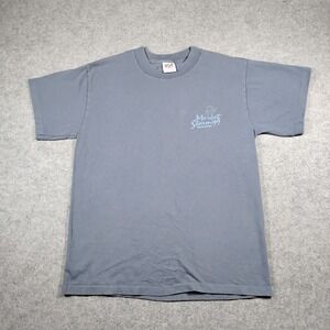 Vintage Charles Schwab Market Storm '99 T-Shirt Mens M Grey Graphic Tee